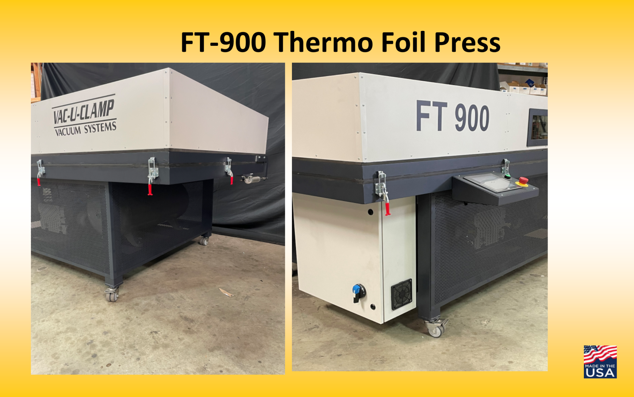 Vac-U-Clamp - Vacuum Presses for Industry - FT 600, FT 900 & FT 1200
